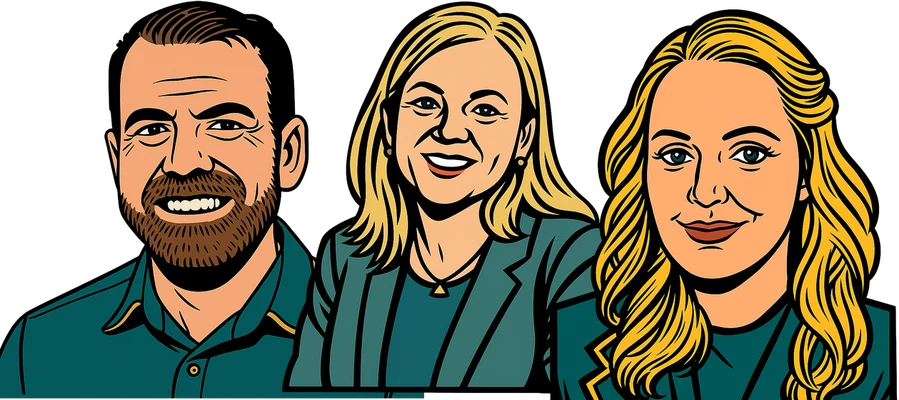 Steve, Sarah and Nikki from the Horizon HQ team